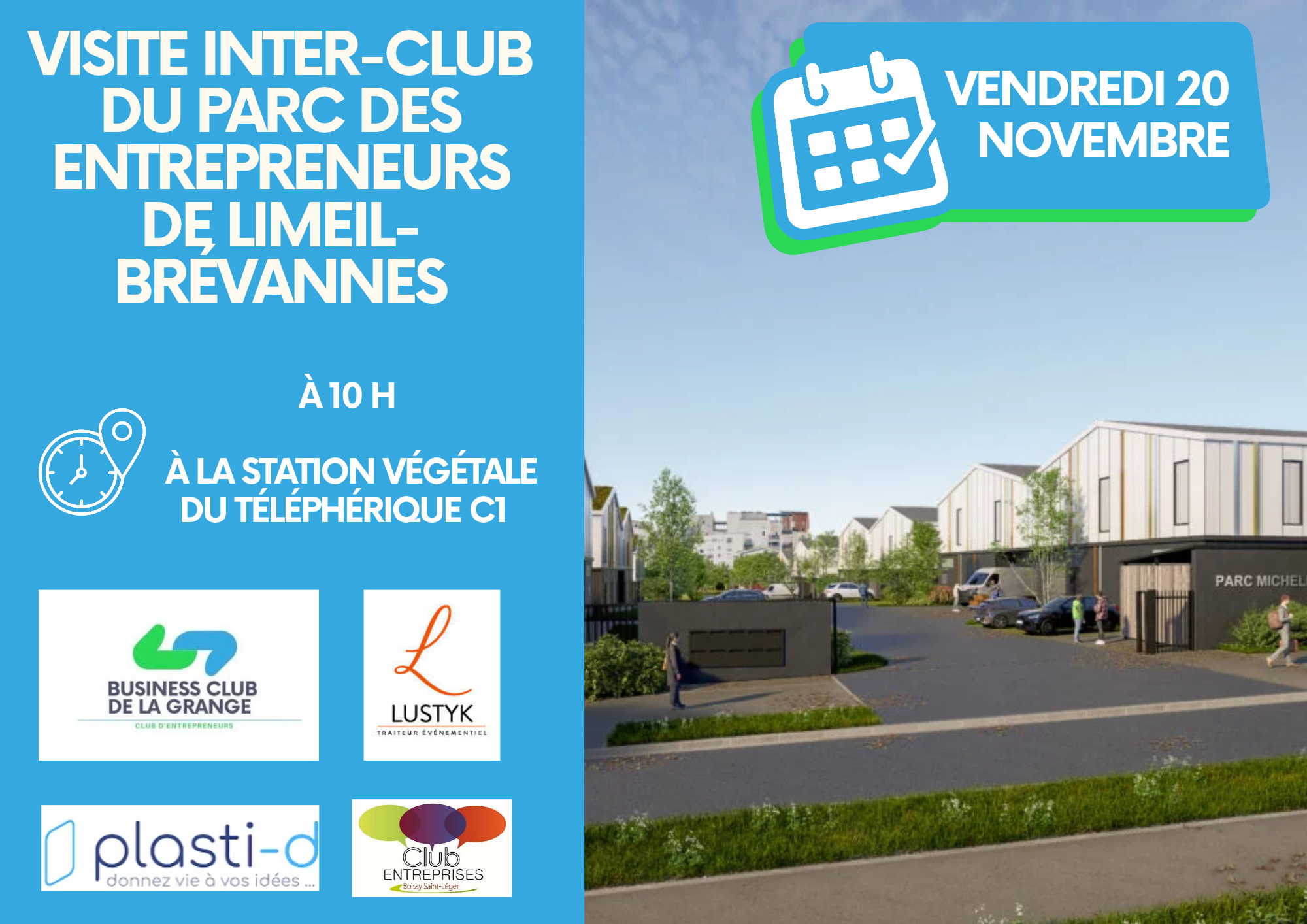 Visite du Parc des Entrepreneurs de Limeil-Brévannes